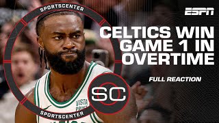 FULL REACTION to Celtics’ OT win in Game 1 of Eastern Conference Finals | SportsCenter