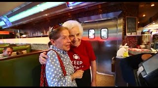 Waitress Sylvia Smith, a fixture at the Plainview Diner is retiring at 86