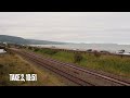 60007 sir nigel gresley at full speed along the north wales coast the red dragon day 4 18 9 24