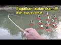 Sebanyak ini di depan mata..!! mancing di sungai cikeruh bagaikan lautan ikan