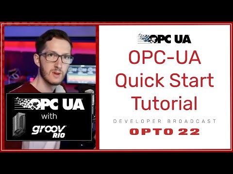 Opc Ua Quick Start Tutorial With Groov Rio Youtube