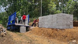 HARI INI SEMUA BAHAN MATERIAL MULAI MASUK, PEMBANGUNAN RUMAH KEYLA & MARWAH MAKIN TERLIHAT...