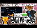 +1 Speed Keyboard Escape Script - BEST | UNLOCK GAMEPASS | OP Auto Win | Auto Everything