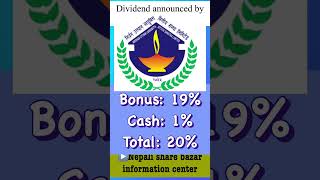 Nirdhan utthan Laghubitta announced dividend for F/Y 2078/79 निर्धन उत्थानको लाभांश घोषणा (NESBIC )