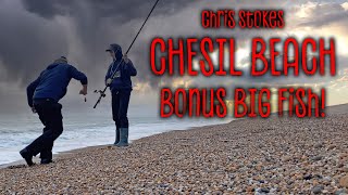 Chris Stokes- Chesil Beach, Bonus BIG fish. With Ben Stockley