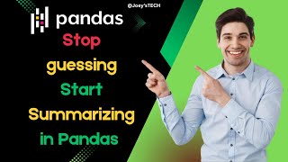 Analyse your data like a pro in Pandas | Descriptive Statistics in Pandas | Python Pandas tutorial