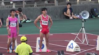 【男A29】2023  第27回  春季記録会  男子A 100ｍ  タイムレース29組