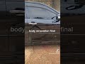 body renovation on TOYOTA HARRIER model 2008