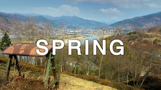 봄꽃여행지 하동매화를 만나는 하동공원 Cinematic Korea Drone shot  [4K 드론영상소스]