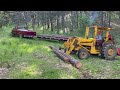 simple inexpensive log u0026 firewood harvesting system