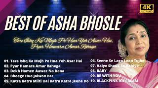 Best Song Of ASHA BHOSLE | Tere Ishq Mujh Pe Hua Asar Hai | Hindi Popular songs 2023