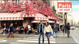 Paris France, Christmas walk in Paris, 4th arrondissement, Le Marais - 4K HDR 60 fps - HDR Walks