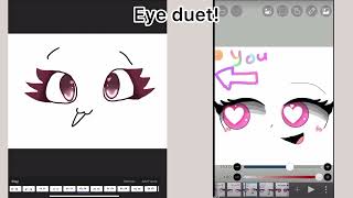 Eye duet with someone I forgot who