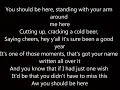 Cole Swindell You Should Be Here Lyrics