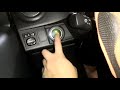 how to start engine push start button