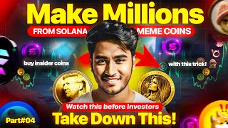 Secret Scalping Trick To Make Millions With Memecoins | Solana Memecoins Guide | Dex Screener