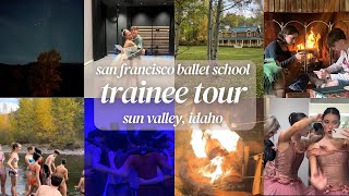 sfbs trainee tour vlog | sun valley idaho, san francisco ballet school on tour, backstage +bts