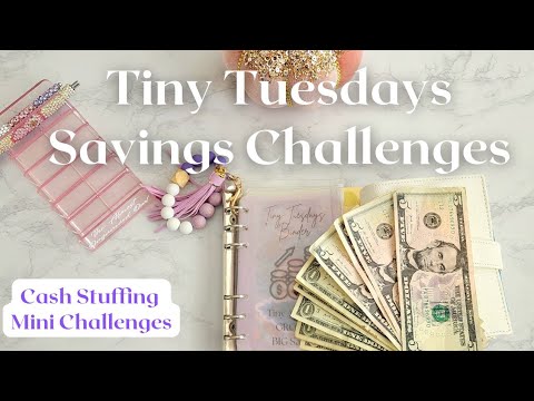 Tiny Tuesday Cash Stuffing Mini Savings Challenges Youtube