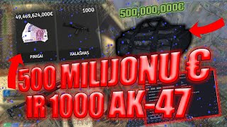 500 Milijonu ir 1000 AK-47〡Trolinam žaidėjus Part 20 ⭐ (GTA RP SU MOD MENU)〡