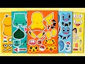 POKEMON STICKER BOOK DECORATION | PIKACHU, CHARIZARD, BULBASAUR FUN STICKER ACTIVITY