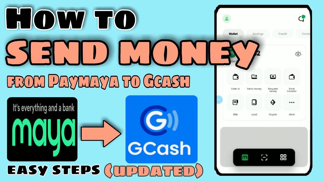 HOW TO TRANSFER MONEY FROM MAYA TO GCASH ( PAYMAYA TO GCASH) EASY STEPS ...