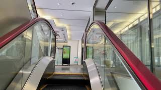 【東芝製エスカレーター】千里朝日阪急ビル3階行き昇りエスカレーター【Escalator made in TOSHIBA】