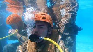 米海兵隊、水中脱出訓練 | U.S. Marines with 3rd Maintenance Battalion conduct Underwater Egress Training