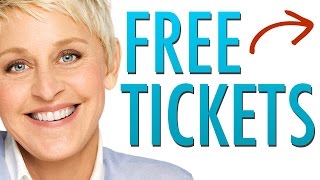 How to Get  Ellen Show Tickets |  Free Ellen Show Tickets 2017 - Ellen Giveaway