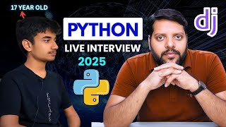 Python Django developer live interview 17 Years old Django Developer Interview