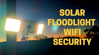 Building site security with the @ReolinkCameras Solar Floodlight Cam