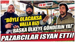 Pazarcılar isyan etti ! Pazarda tane hesabı ! \