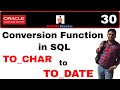 Apps Technical 30: TO_CHAR to TO_DATE conversion in SQL | character to date Conversion