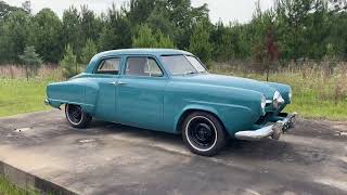 1950 Studebaker Champion Custom 4-Door Sedan Start Up