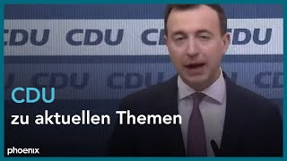 Paul Ziemiak nach dem CDU-Präsidium