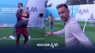 Penalty struts and goalkeeper bear hugs! | Soccer AM Pro AM