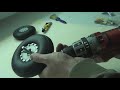 how to professional make rc airplane wheels to fw 190