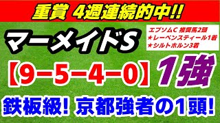 【マーメイドS 2024】鉄板級の１頭！今夜も自信あり！９戦連続的中！【好走率100％データ】