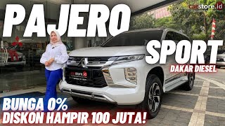 Serius Diskon apa Hampir 100 Juta ⁉️Review Mitsubishi Pajero Sport 2.4 Dakar Diesel Terbaru 2024