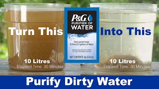 P&G Purifier Of Water Sachets