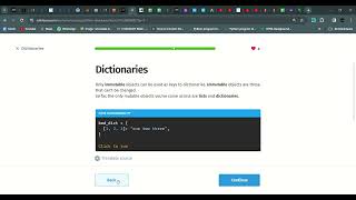 72 Dictionaries | Python Developer | Sololearn