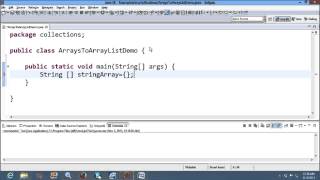 How to convert array to arraylist in java!