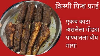 Fish Fry And Secret Masala Recipe|मासे कसे तळायचे कुरकुरीत तळलेले मासे|Crispy Fried Fish|Boi Fish|