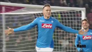 Piotr Zielinski Goal - Feyenoord vs Napoli (0-1) - CHAMPIONS LEAGUE 6/12/2017 HD