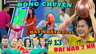 ĐẠI NÁO 7 NỤ #12: Tổng hợp GAME TẠT BÓNG CHUYỀN làm nên thương hiệu báo của Lan Ngọc - Thúy Ngân