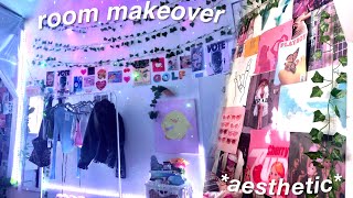 ULTIMATE ROOM MAKEOVER + transformation *aesthetic room tour*
