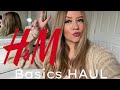 H&M Haul!! BASICS TRY ON