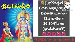 #శ్రీభగవద్గీత#10వఅధ్యాయం#విభూతియోగం-13#29నుండి30శ్లోకములు#telugubhaktislokas#bhagavadgita#devotional