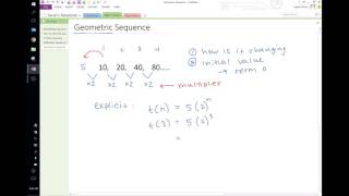 Explicit and Recursive Equations for a Geometric Sequence