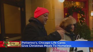 Petterino's, Chicago Life Cares give Christmas meals to homeless