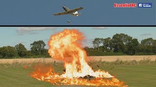 EXPLOSIVE BOMB DROP FAKERY ! RC Bell P-39 Aircobra (Are SFX with ADOBE AFTER EFFECTS good enough ?)